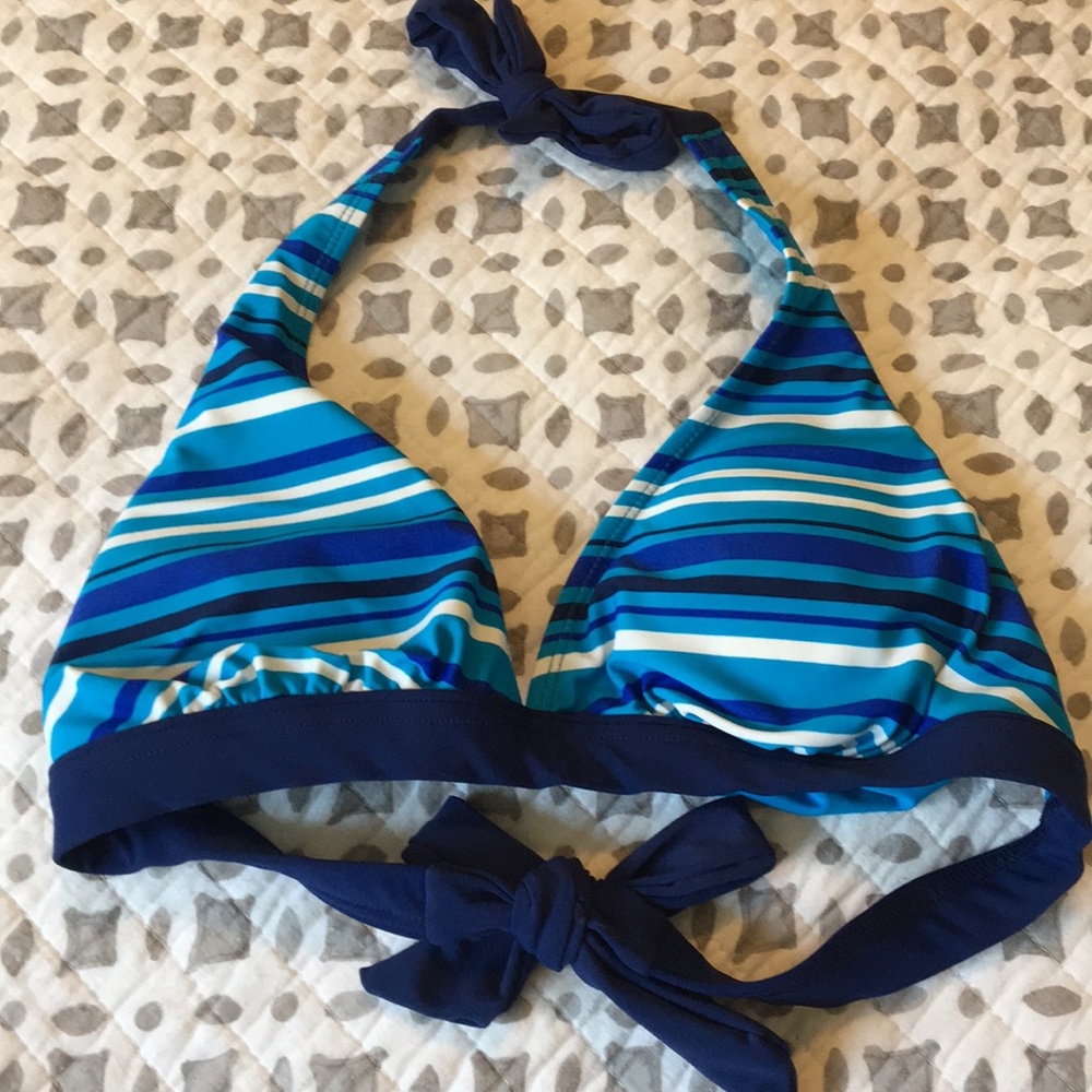 NWOT Cabela’s Bikini Halter Top Blue Size Medium